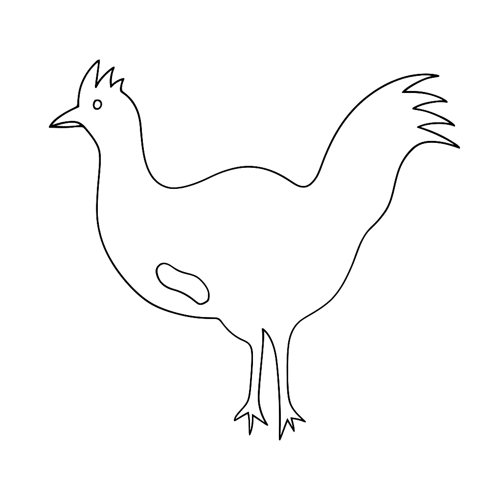 A lovely fella, Cock-a-doodle-do